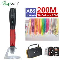 New Arrival 3D Pen BAPASCO BP-04 3d printing Pen Add 50/100/200 Meter ABS Material Drawing Pen 3D Model For Kids Best diy Gifts image