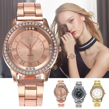Mens Watches Women's Men's Crystal Rhinestone Stainless Steel Analog Quartz Wrist Watch Laides Gift
Mens Watches Women's Men's Crystal Rhinestone Stainless Steel Analog Quartz Wrist Watch Laides Gift