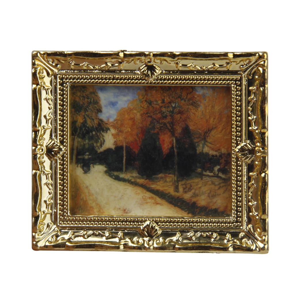 Quality Resin Frame Autumn Woods Mural Wall Painting Dollhouse Miniature Accessory 1:12 Furniture Toys Pretend Play Classic Toys
Quality Resin Frame Autumn Woods Mural Wall Painting Dollhouse Miniature Accessory 1:12 Furniture Toys Pretend Play Classic Toys