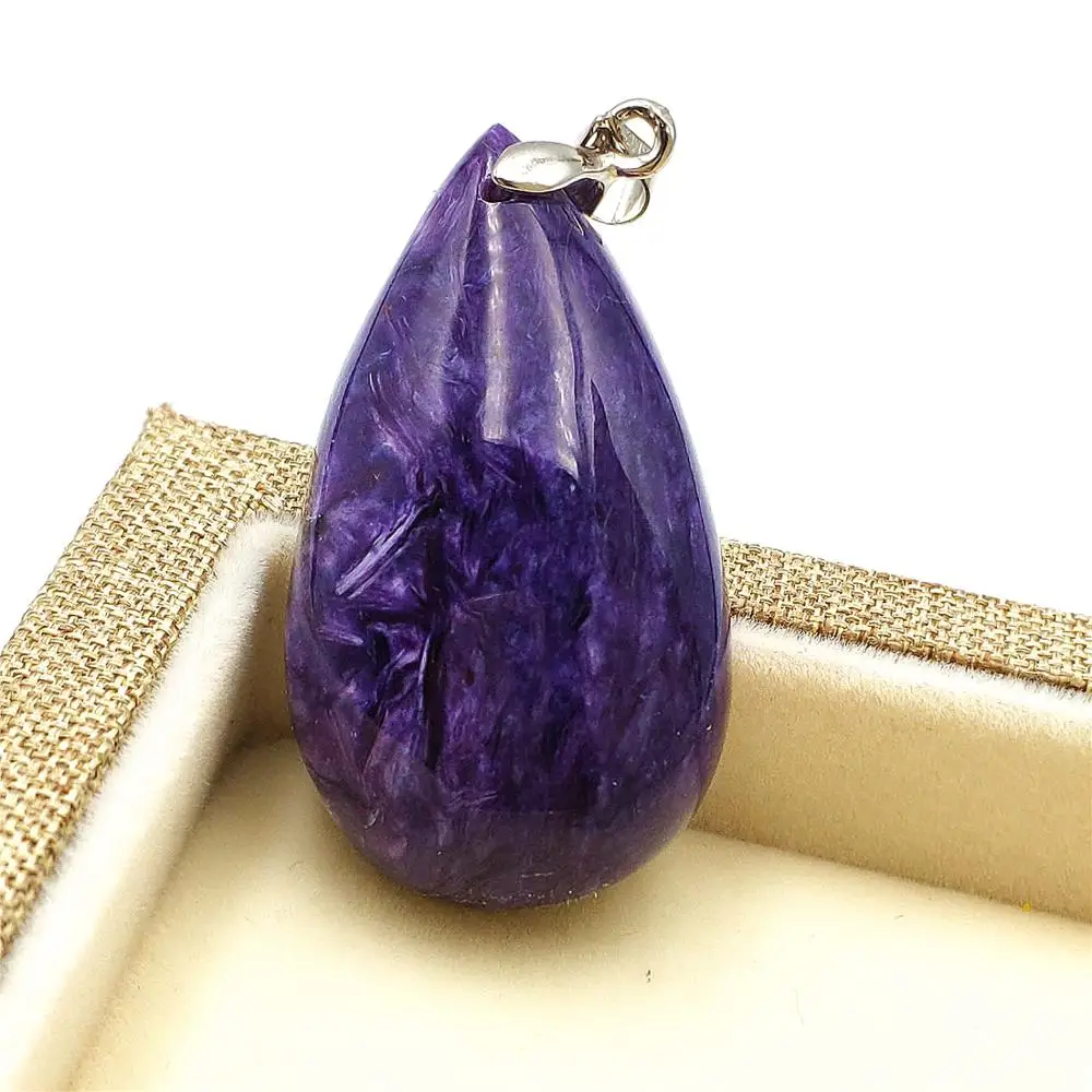 2019 Newly Natural Charoite Deep Purple Gemstone Pendant Women Men Beads 38x22x10mm Necklace Charoite Birthday Gift Jewelry AAAA
2019 Newly Natural Charoite Deep Purple Gemstone Pendant Women Men Beads 38x22x10mm Necklace Charoite Birthday Gift Jewelry AAAA