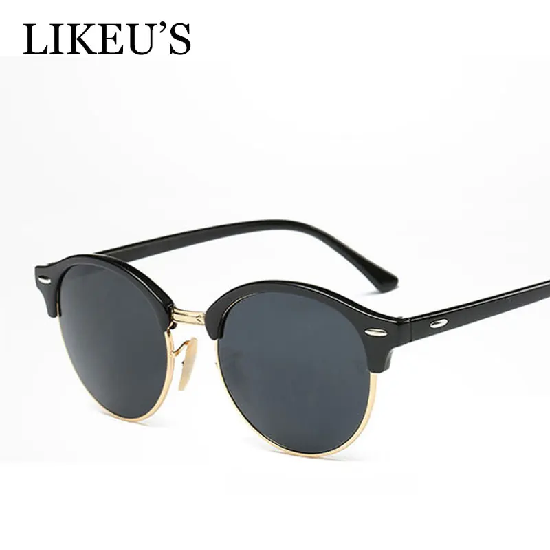 LIKEU'S Classic Retro round Sunglasses Reflective Mirror Men Women round Vintage Rivet Half Frame Coating Shades Sunglasses
LIKEU'S Classic Retro round Sunglasses Reflective Mirror Men Women round Vintage Rivet Half Frame Coating Shades Sunglasses