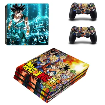 

Dragon Ball Super Goku Vegeta PS4 Pro Skin Sticker For Sony PlayStation 4 Console and 2 Controllers PS4 Pro Stickers Decal Vinyl