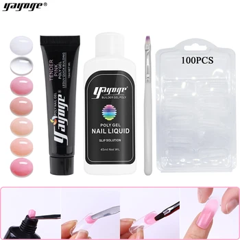 Yayoge 4Pcs Set Poly Nail Gel Kit Builder Gel 15ml UV Gel Polish Quick Building For Nails Extension Varnish Nail Gel With Tools
Yayoge 4Pcs Set Poly Nail Gel Kit Builder Gel 15ml UV Gel Polish Quick Building For Nails Extension Varnish Nail Gel With Tools
