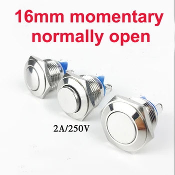 10 Pieces 16mm Normally open Momentary brass anti vandal Metal Electric Push Button Switch
10 Pieces 16mm Normally open Momentary brass anti vandal Metal Electric Push Button Switch