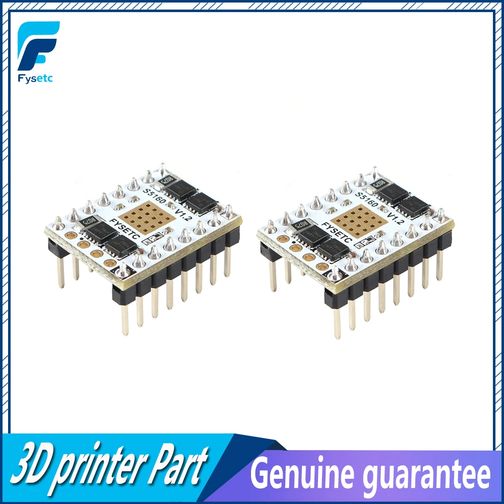 2pcs TMC5160 V1.2 SPI Stepper Motor Driver S5160 High Power Stepstick Mute Driver For 57 Stepper Motor F6 SKR Board VS TMC2130
2pcs TMC5160 V1.2 SPI Stepper Motor Driver S5160 High Power Stepstick Mute Driver For 57 Stepper Motor F6 SKR Board VS TMC2130