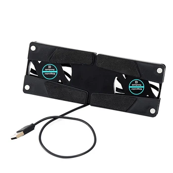 NOYOKERE Rotatable USB Fan Laptop Notebook PC 2 Fans Cooler Cooling Pad Computer Peripherals Black
NOYOKERE Rotatable USB Fan Laptop Notebook PC 2 Fans Cooler Cooling Pad Computer Peripherals Black