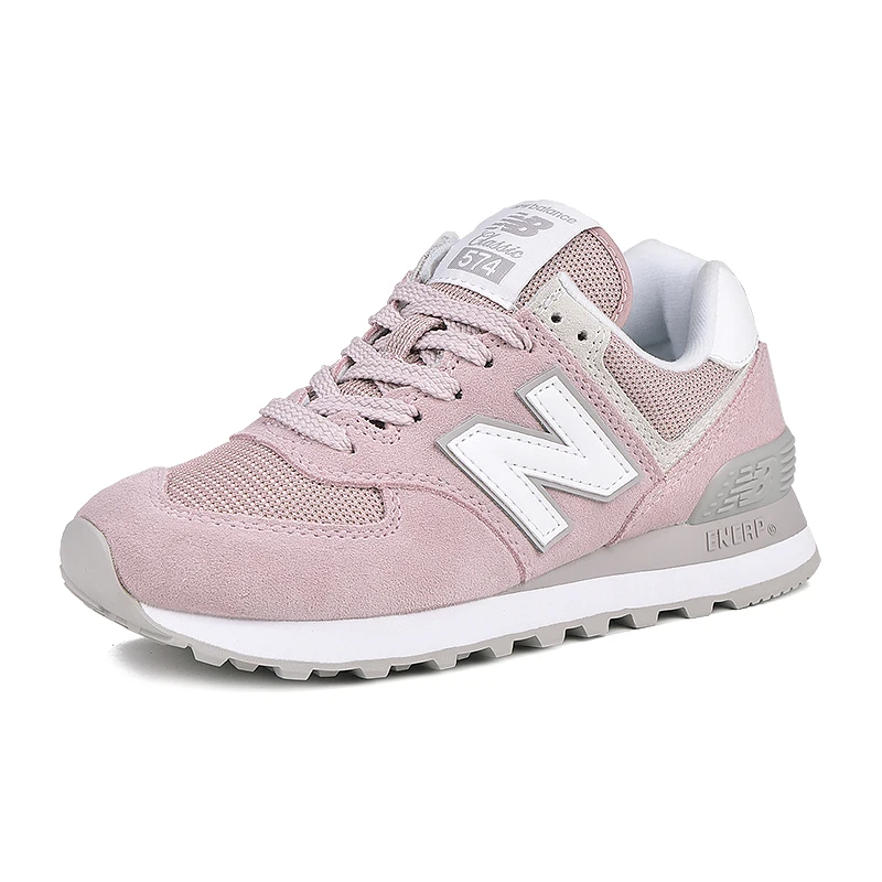 

New Balance Women's 2018 NEW Badminton Shoes Indoor Court Sports Shoes 574 Pink And Gray WL574ESP/ESM/ESB/EW Size 36-39