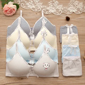 Yasemeen Sexy Push Up Bras Cartoon Striped Cotton Brassiere Set Unlined Sexy Gather Push Up Girls' Lingerie Bras for Small Bust
Yasemeen Sexy Push Up Bras Cartoon Striped Cotton Brassiere Set Unlined Sexy Gather Push Up Girls' Lingerie Bras for Small Bust