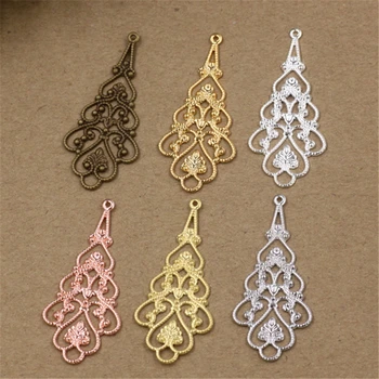 BASEHOME 20pcs 18*41mm Gold/Silver Plated Hollow Flower Motif Jewelry Pendant European Charms for DIY Necklace Findings
BASEHOME 20pcs 18*41mm Gold/Silver Plated Hollow Flower Motif Jewelry Pendant European Charms for DIY Necklace Findings