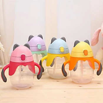 250ML Children Straw Cup Bottle Baby Feeding Drinker With Straw Cute Portable Tumbler For Hiking Sippy Cup With Handle
250ML Children Straw Cup Bottle Baby Feeding Drinker With Straw Cute Portable Tumbler For Hiking Sippy Cup With Handle