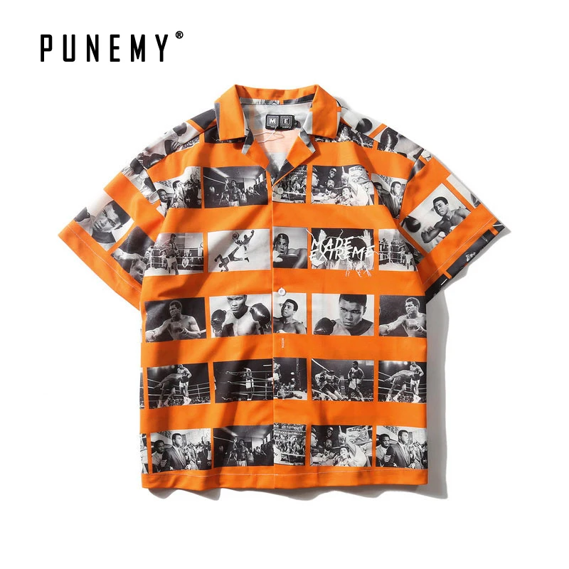 Men Shirts Short Sleeve Punk Full Vintage Film Pattern Hip Hop Streetwear Summer Beach Aloha Shirts Top Tees 2019 Summer New
Men Shirts Short Sleeve Punk Full Vintage Film Pattern Hip Hop Streetwear Summer Beach Aloha Shirts Top Tees 2019 Summer New