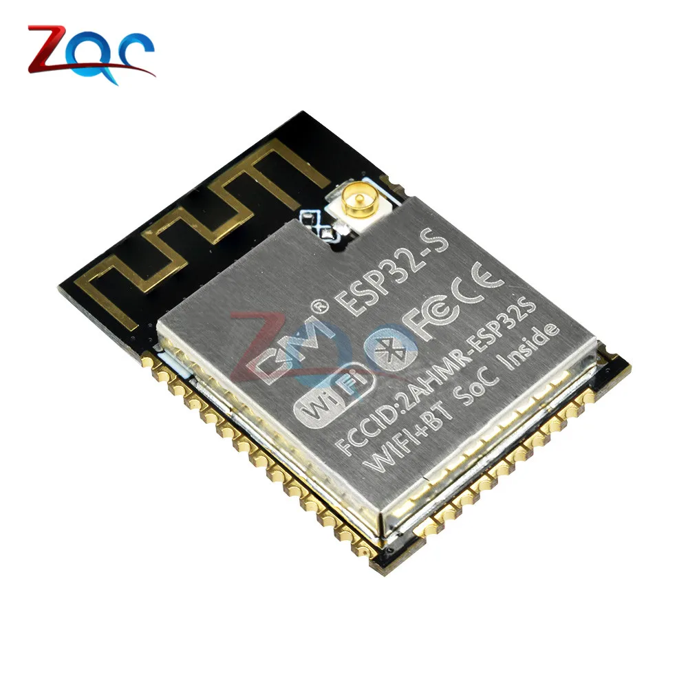 ESP32-S ESP32S ESP32 WIFI Bluetooth Module ESP8266 Development Board with IPEX Antenna Socket Wireless Dual Core CPU MCU
ESP32-S ESP32S ESP32 WIFI Bluetooth Module ESP8266 Development Board with IPEX Antenna Socket Wireless Dual Core CPU MCU