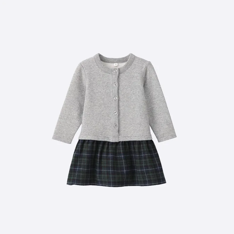 Spring Children's Clothes Girls Dress Fake Two Cotton Plaid Long Sleeved Plaid Dress Burst Costume For Kids Vestido Infantil T
Spring Children's Clothes Girls Dress Fake Two Cotton Plaid Long Sleeved Plaid Dress Burst Costume For Kids Vestido Infantil T