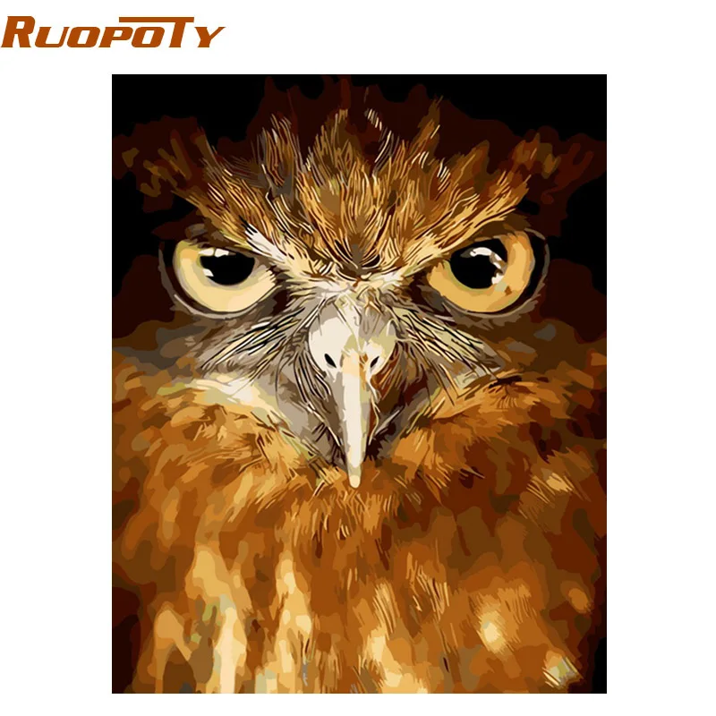 RUOPOTY diy frame Owl Animals Diy Oil Painting By Numbers Kits Acrylic Paint On Canvas Coloring By Numbers For Home Decor
RUOPOTY diy frame Owl Animals Diy Oil Painting By Numbers Kits Acrylic Paint On Canvas Coloring By Numbers For Home Decor