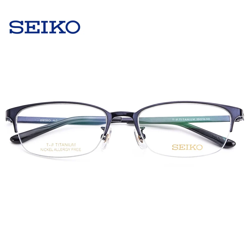 SEIKO Titanium Eye Glasses Frames for Men Myopic Half Rimless Man Nearsighted Eyeglasses Optical Glasses Spectacles Frame HC1018
SEIKO Titanium Eye Glasses Frames for Men Myopic Half Rimless Man Nearsighted Eyeglasses Optical Glasses Spectacles Frame HC1018