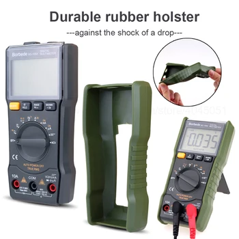 Borbede Digital Multimeter DC AC Voltage Capacitance Resistance NCV Square-wave output/Temperature Tester of 6000 count Mini
Borbede Digital Multimeter DC AC Voltage Capacitance Resistance NCV Square-wave output/Temperature Tester of 6000 count Mini