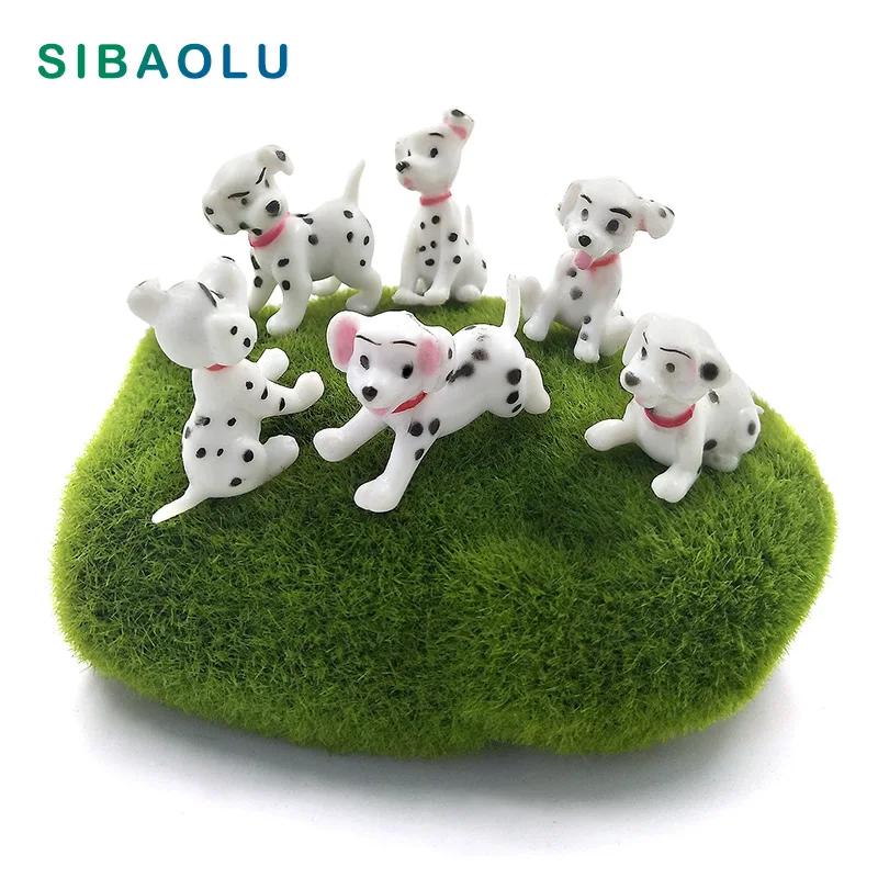 Миниатюрное украшение для пятнистой собаки мини сказочный сад статуя животного