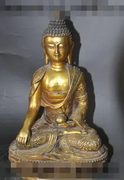 Free shipping S00058 11"old tibet buddhism bronze gilt lotus HEALING MEDICINE BUDDHA sakyamuni statue
Free shipping S00058 11"old tibet buddhism bronze gilt lotus HEALING MEDICINE BUDDHA sakyamuni statue