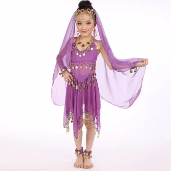 Popular Belly Dance Suit For Girl Blue Yellow Red Skirt+Tops Set Beauty Dance Wear Indian Square Ballroom Exhibit Costume Q4017
Popular Belly Dance Suit For Girl Blue Yellow Red Skirt+Tops Set Beauty Dance Wear Indian Square Ballroom Exhibit Costume Q4017