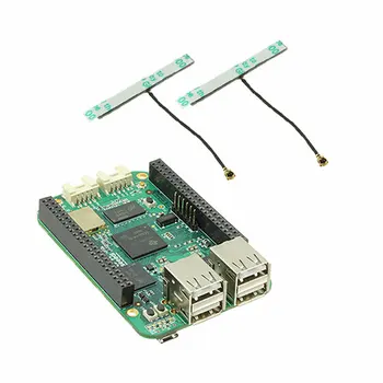 1 pcs x BeagleBone Green Wireless WIFI + BLE Built-in 2.4 GHz WLinkTM8 Module with two antenna solution
1 pcs x BeagleBone Green Wireless WIFI + BLE Built-in 2.4 GHz WLinkTM8 Module with two antenna solution