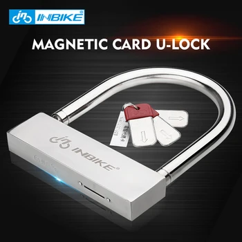 INBIKE Bicycle Lock Motorcycle U Lock Electric Vehicles MTB Road Bike Anti-theft Steel Lock Heavy Duty Cycling Magnetic Locks
INBIKE Bicycle Lock Motorcycle U Lock Electric Vehicles MTB Road Bike Anti-theft Steel Lock Heavy Duty Cycling Magnetic Locks