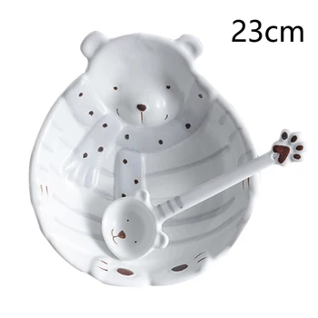 Hand-painted Polar Bear Ceramic Bowl Tableware Suit Dishes Dishes Set Creative Ceramics Tableware Combined Household
Hand-painted Polar Bear Ceramic Bowl Tableware Suit Dishes Dishes Set Creative Ceramics Tableware Combined Household