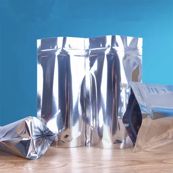 100pcs/lot Stand-up Glossy Aluminum Foil Ziplock Bag Foil Gift Coffee Beans Packaging Bag Sunproof Shinny Foil Nuts Pack Bags
100pcs/lot Stand-up Glossy Aluminum Foil Ziplock Bag Foil Gift Coffee Beans Packaging Bag Sunproof Shinny Foil Nuts Pack Bags
