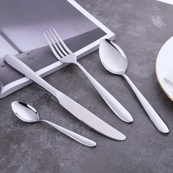 High Quality Stainless Steel Cutlery Set 24 pcs Dinnerware Tableware Silverware Dinner Fork Knife Drop Shipping
High Quality Stainless Steel Cutlery Set 24 pcs Dinnerware Tableware Silverware Dinner Fork Knife Drop Shipping