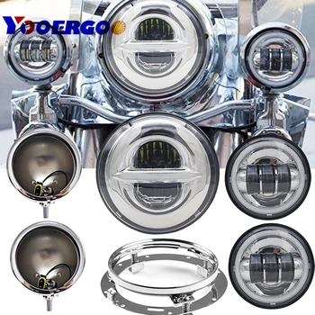 7 inch led Headlight set with 7" bracket 4.5 inch fog lights with housing bucket Motorcycles For (Chrome)
7 inch led Headlight set with 7" bracket 4.5 inch fog lights with housing bucket Motorcycles For (Chrome)