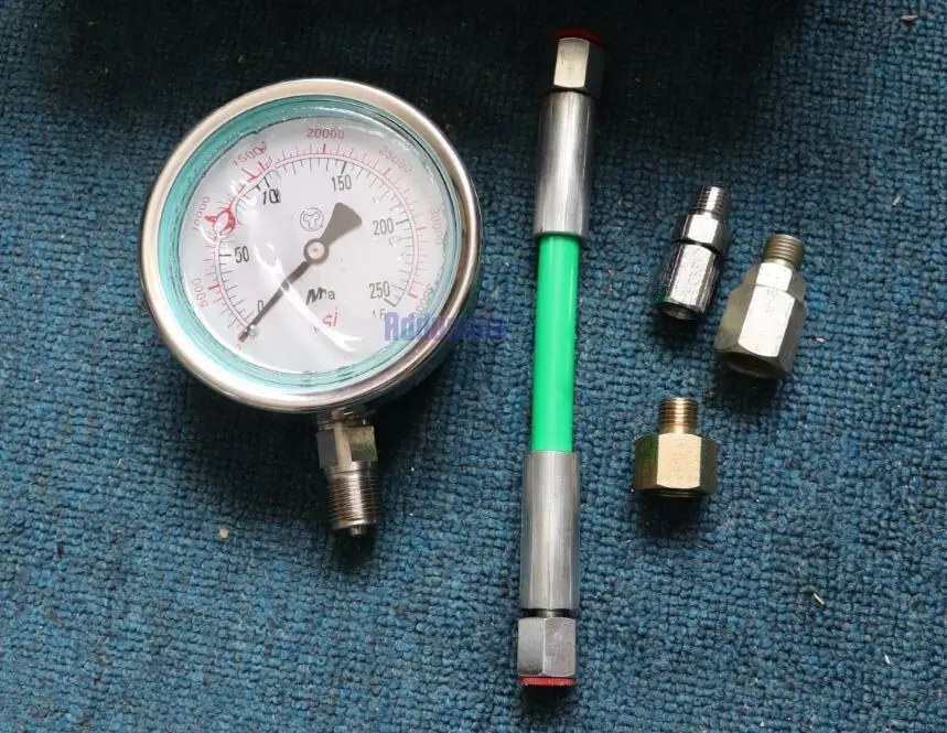 0-250Mpa Common Rail High Pressure tester for diesel oil circuit common rail plunger, common rail tube pipe pressure test gauge
0-250Mpa Common Rail High Pressure tester for diesel oil circuit common rail plunger, common rail tube pipe pressure test gauge