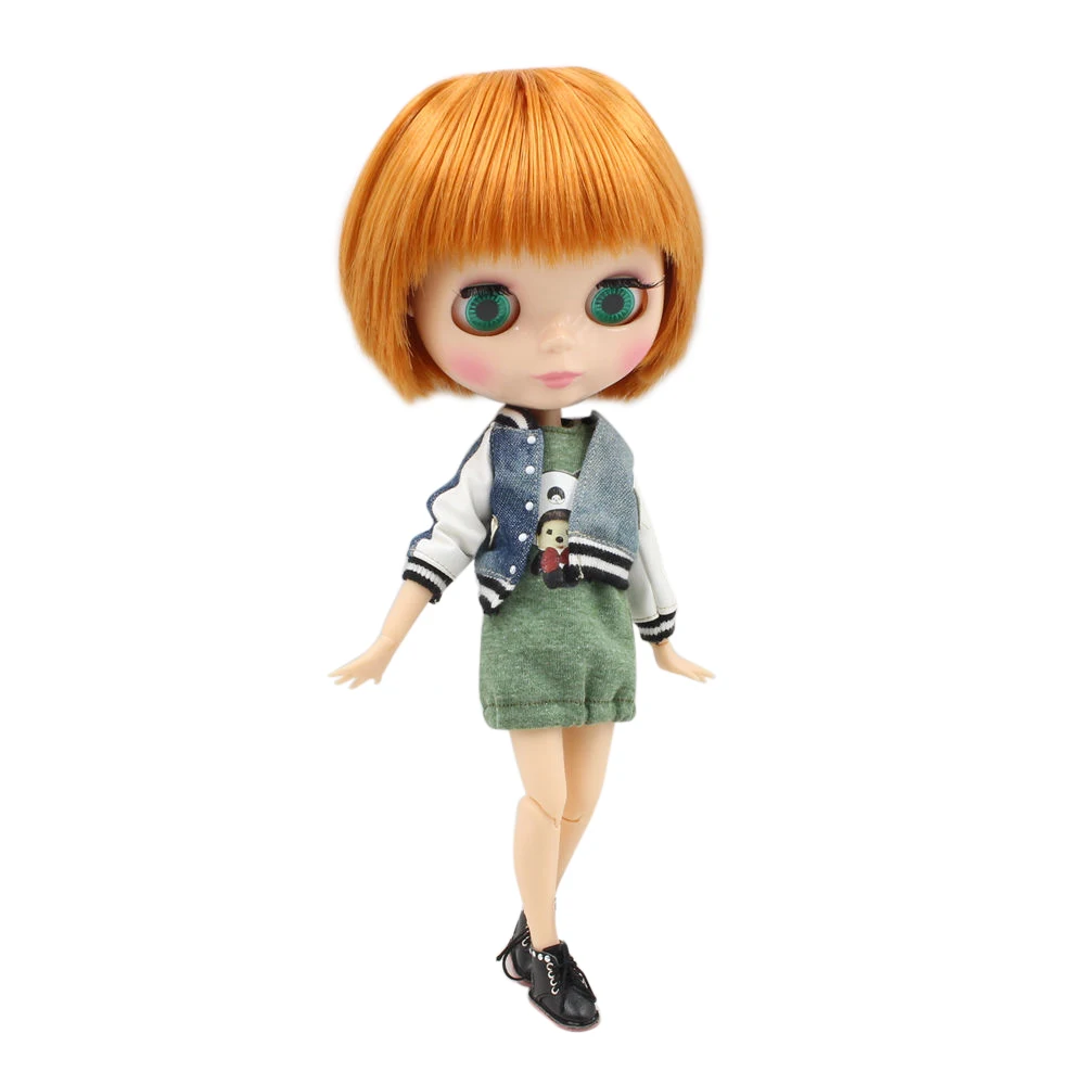 Dream fairy factory blyth doll Male body natural skin Orange cute short hair joint body No.BL0145
Dream fairy factory blyth doll Male body natural skin Orange cute short hair joint body No.BL0145