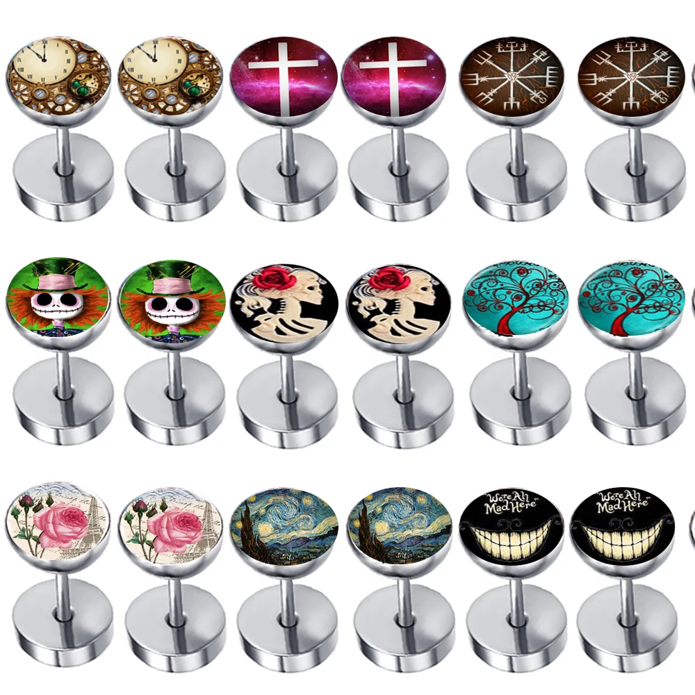 JUNLOWPY 16G Stainless Steel Fake Plug Tunnel Cheater Illusion Taper Mens Womens Earring Stud Screw Piercing Body Jewelry 2pcs
JUNLOWPY 16G Stainless Steel Fake Plug Tunnel Cheater Illusion Taper Mens Womens Earring Stud Screw Piercing Body Jewelry 2pcs