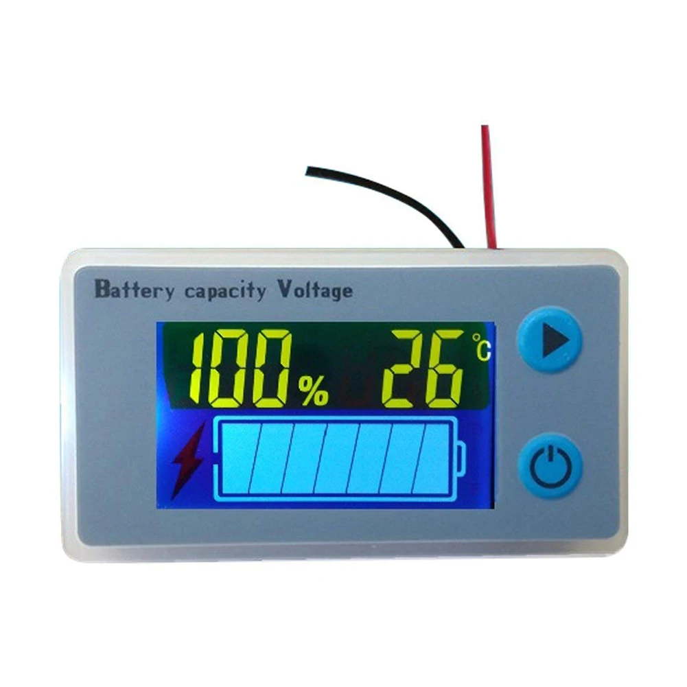 Gauge LCD Voltmeter Battery Capacity Multifunctional Universal With Temperature Display Electric Vehicles Digital Meter Voltage
Gauge LCD Voltmeter Battery Capacity Multifunctional Universal With Temperature Display Electric Vehicles Digital Meter Voltage