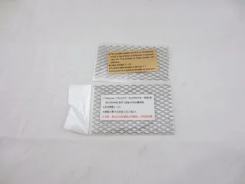 Free shipping 2pcs/lot electroplating machine accessory, platinum titanium mesh, gold plated plating mesh for rectifier machine
Free shipping 2pcs/lot electroplating machine accessory, platinum titanium mesh, gold plated plating mesh for rectifier machine