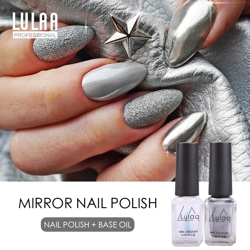 2pcs 6ml Mirror Nail Polish Metallic Lacquer Silver Nail Mirror Effect Metal Gold Nail Gel Polish Base Top Coat Nails Art Tips
2pcs 6ml Mirror Nail Polish Metallic Lacquer Silver Nail Mirror Effect Metal Gold Nail Gel Polish Base Top Coat Nails Art Tips