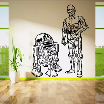 R2D2 AND C3PO DROIDS DUO Movie Vinyl Wall Art Sticker Decal Children Room Door Window Stencils Mural Decor
R2D2 AND C3PO DROIDS DUO Movie Vinyl Wall Art Sticker Decal Children Room Door Window Stencils Mural Decor