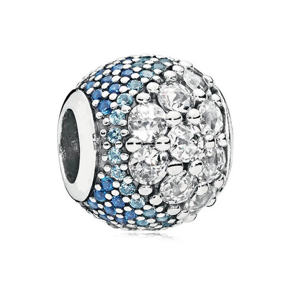 Authentic S925 Sterling Silver DIY Jewelry Blue Enchanted Charms fit Pandora Bracelet Bangle Pave Crystals Clear CZ
Authentic S925 Sterling Silver DIY Jewelry Blue Enchanted Charms fit Pandora Bracelet Bangle Pave Crystals Clear CZ