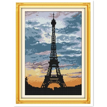 The Tower At Dusk DMC Cross Stitch Fabric Embroidery Cross Set Cross Stitch Kit Painting Chinese Counted Cross Stitch Pattern
The Tower At Dusk DMC Cross Stitch Fabric Embroidery Cross Set Cross Stitch Kit Painting Chinese Counted Cross Stitch Pattern