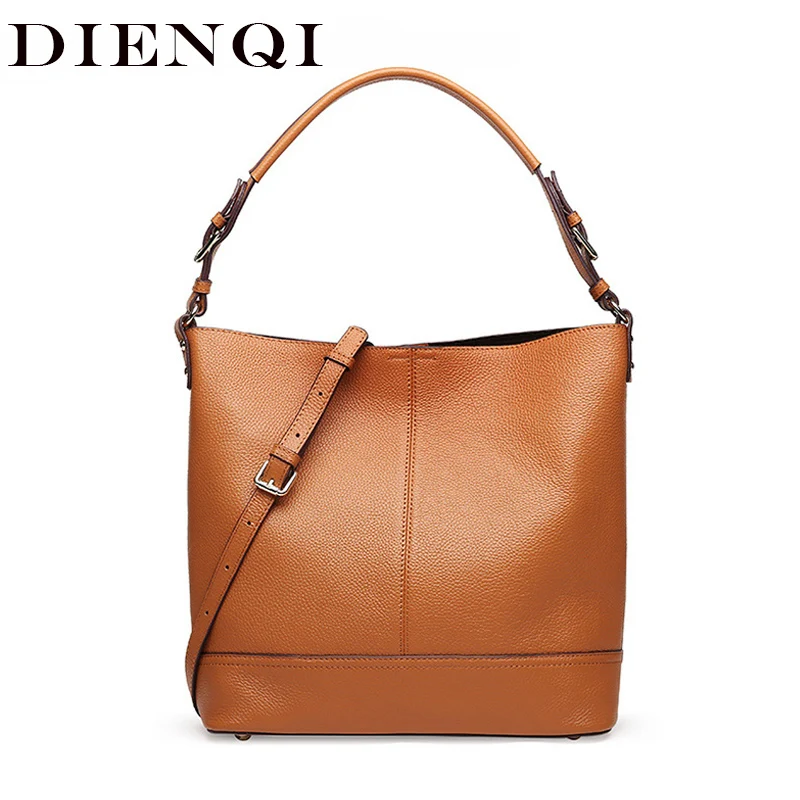 Сумка DIENQI Женская из натуральной кожи высокого качества 2020 | Багаж и сумки