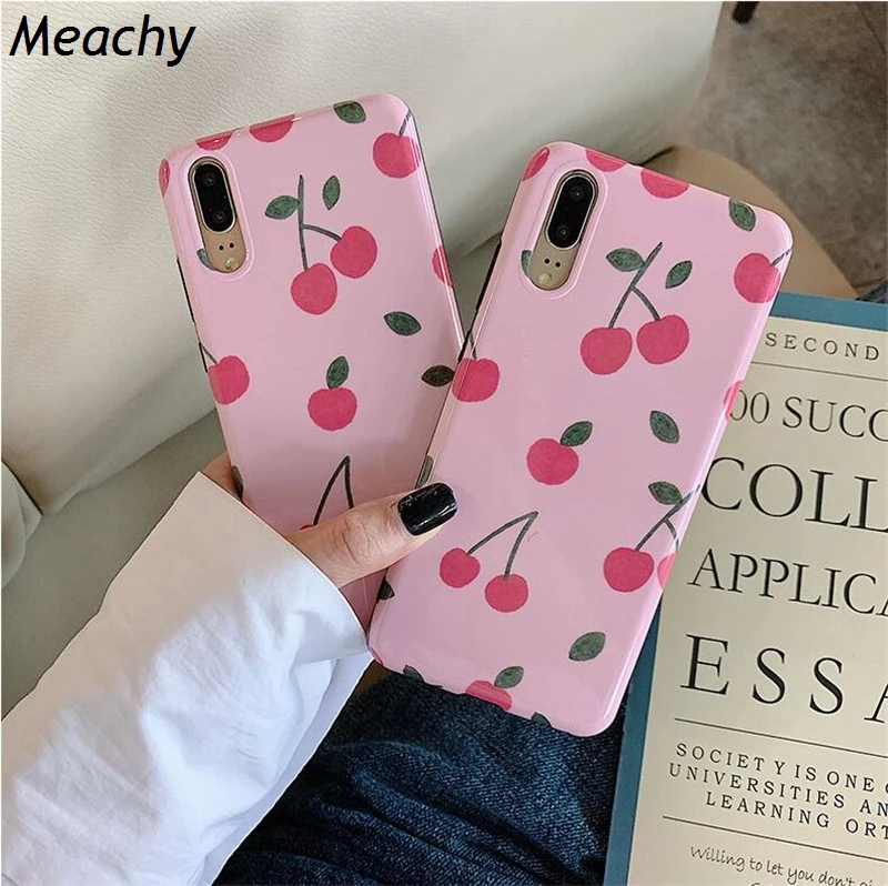 Meachy Fruit Cherry Phone Case For Huawei P20 Lite Pro Honor 10 9 Mate 20 10 Pro Pink Lovely Soft Case Cover For Huawei P20 PRO
Meachy Fruit Cherry Phone Case For Huawei P20 Lite Pro Honor 10 9 Mate 20 10 Pro Pink Lovely Soft Case Cover For Huawei P20 PRO