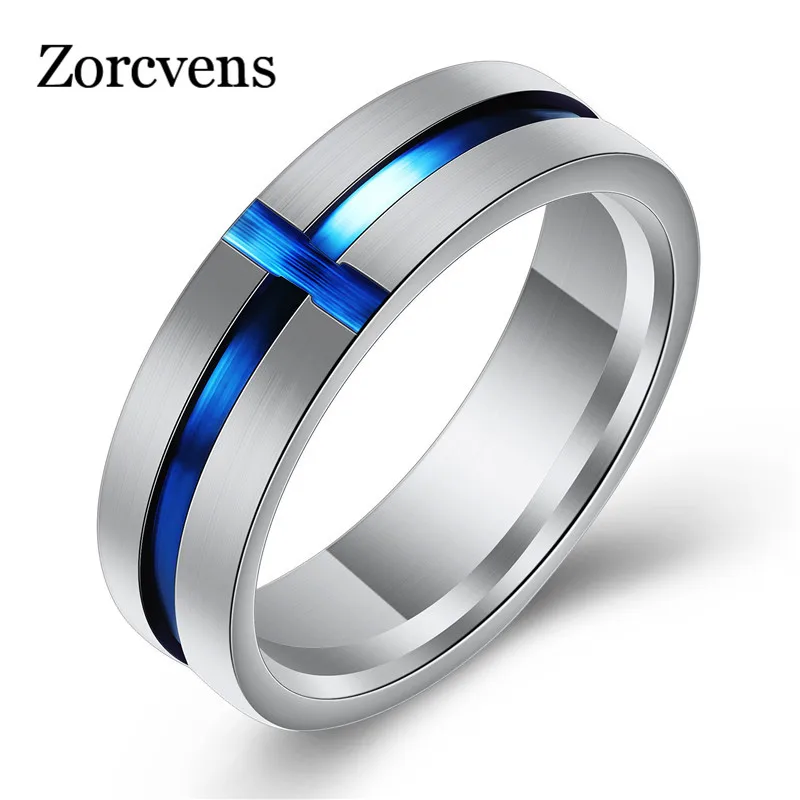 ZORCVENS Thin Blue Line Stainless Steel Ring Wedding Brands 6MM Silver Color Stainless Steel Punk Rings for Men Jewelry
ZORCVENS Thin Blue Line Stainless Steel Ring Wedding Brands 6MM Silver Color Stainless Steel Punk Rings for Men Jewelry