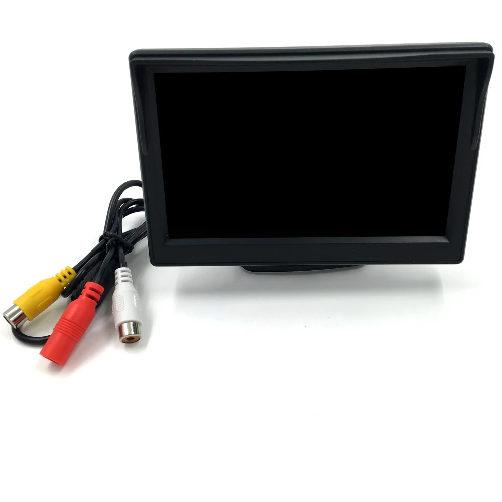 

New Arrival 5" Digital Color TFT 16:9 LCD Screen Parking Sensor Car Reverse Monitor for Vehicle Rearview Camera DVD VCR DVR