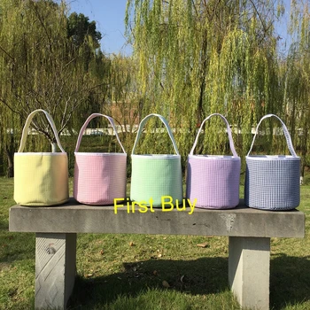 100pcs/lot Wholesale Cheap Price Big Discount Easter Tote Bags Monogram seersucker easter bucket children's easter tote basket
100pcs/lot Wholesale Cheap Price Big Discount Easter Tote Bags Monogram seersucker easter bucket children's easter tote basket