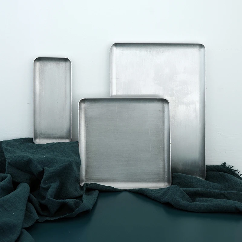 Vintage Silver Color Cupcake Plates Rectangle Food Dessert Pizza Display Racks Donuts Tray for Home Cooking Tableware Dinnerware
Vintage Silver Color Cupcake Plates Rectangle Food Dessert Pizza Display Racks Donuts Tray for Home Cooking Tableware Dinnerware