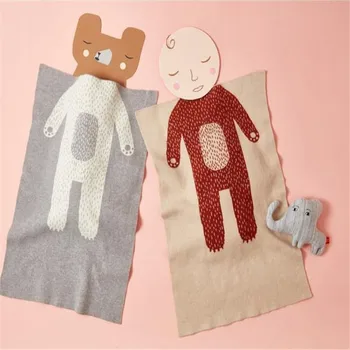 GUUUUO 100% Cotton Double-layer Knit Blanket Newborn Blanket Kindergarten Sleeping Blanket Bear Blanket Warm Cute New Arrivals
GUUUUO 100% Cotton Double-layer Knit Blanket Newborn Blanket Kindergarten Sleeping Blanket Bear Blanket Warm Cute New Arrivals