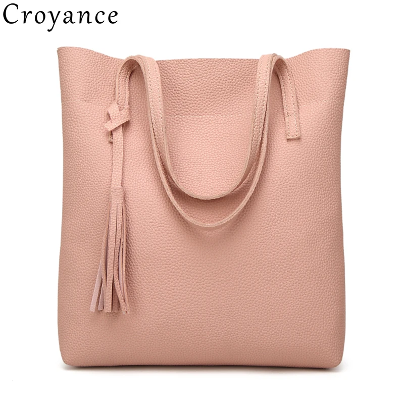 Croyance Simple Style Women Shoulder Bags Soft PU Leather Handbag Casual Totes Tassel Messenger Bag Clutch
Croyance Simple Style Women Shoulder Bags Soft PU Leather Handbag Casual Totes Tassel Messenger Bag Clutch