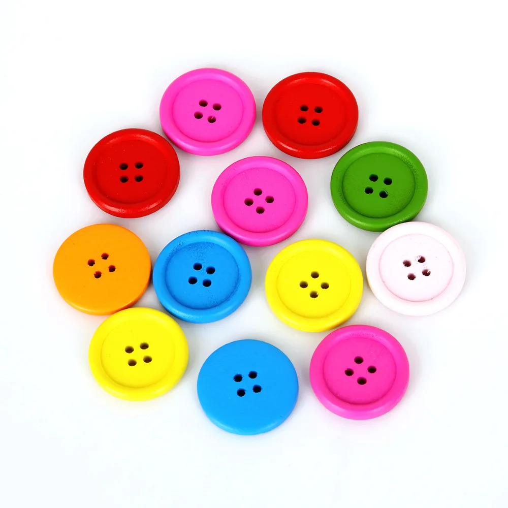20-100pcs 4-Holes Button Random Mixed Color Wooden Buttons Scrapbooking Round Sewing For Sewing Garment Tools Supplies
20-100pcs 4-Holes Button Random Mixed Color Wooden Buttons Scrapbooking Round Sewing For Sewing Garment Tools Supplies