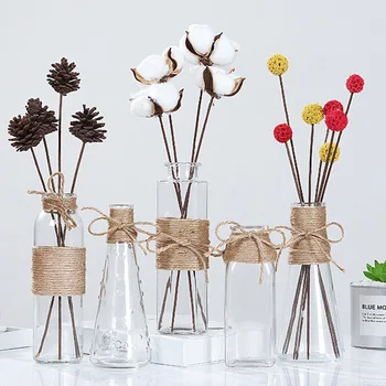 Transparent Water Hydroponics Flower Rope Dry Flower Vase Diy Fake Flower Bottle Home Table Decor Creative Nordic Glass Vases
Transparent Water Hydroponics Flower Rope Dry Flower Vase Diy Fake Flower Bottle Home Table Decor Creative Nordic Glass Vases