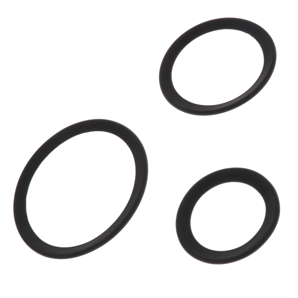 Tooyful 2Pcs Rubber Protector Saxophone Mute Ring Sax Silencer for Soprano Alto Tenor Sax Trumpet Replacement Parts