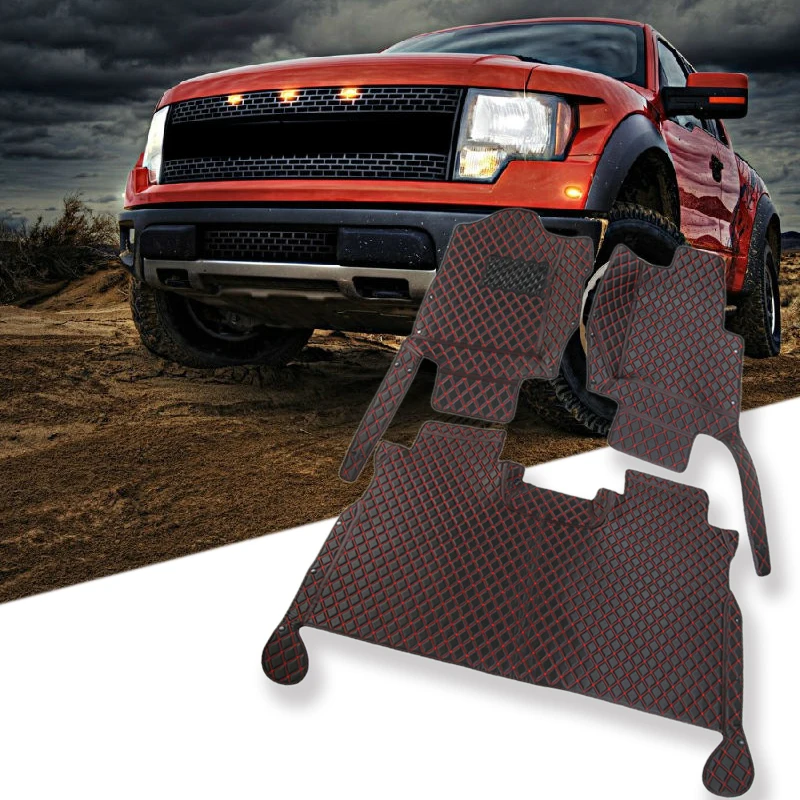 Artificial Leather Front & Back Car Floor Mats Carpets Foot Pad Covers A Set For Ford F-150 F150 2015-2017
Artificial Leather Front & Back Car Floor Mats Carpets Foot Pad Covers A Set For Ford F-150 F150 2015-2017